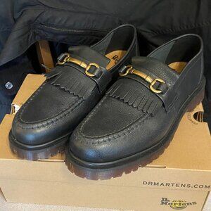 Dr Martens - Adrian Snaffle Loafers, Black Soft Leather